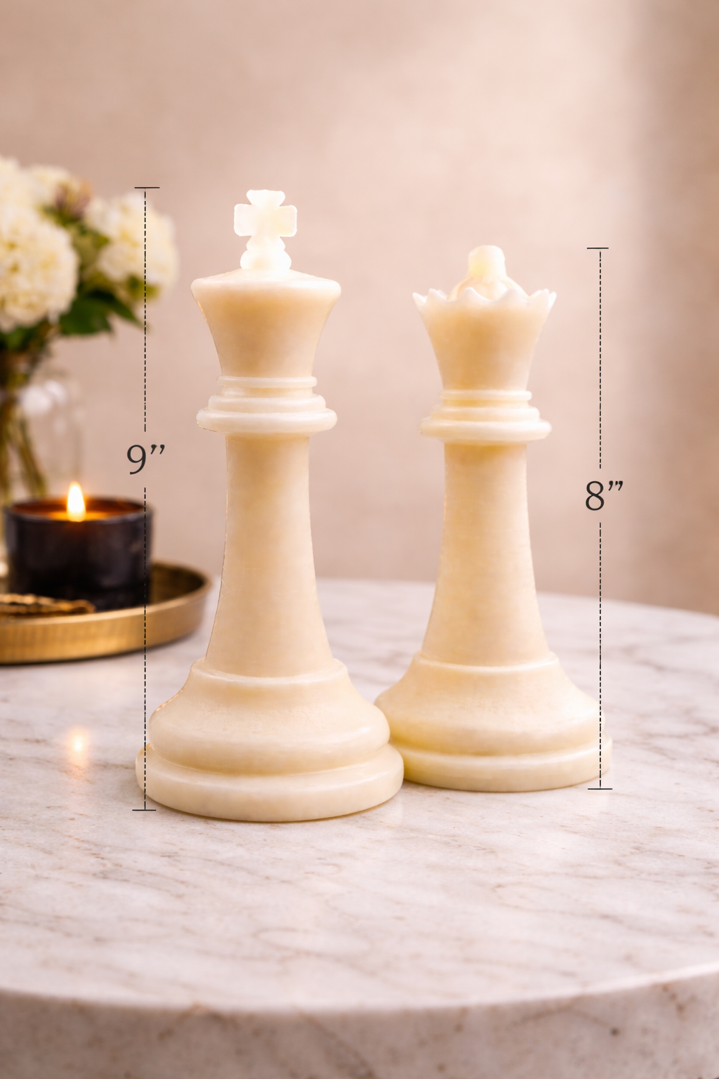King & Queen Collection • King & Queen Wax Sculpture Set