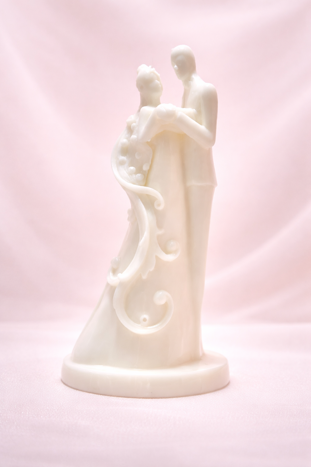 The Classic Promise Bride & Groom Wax Sculpture