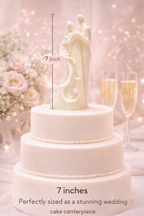 The Classic Promise Bride & Groom Wax Sculpture
