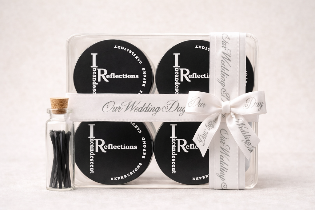 Luxury Candle Gift Set • Our Wedding Day Ribbon ⭐Most Popular