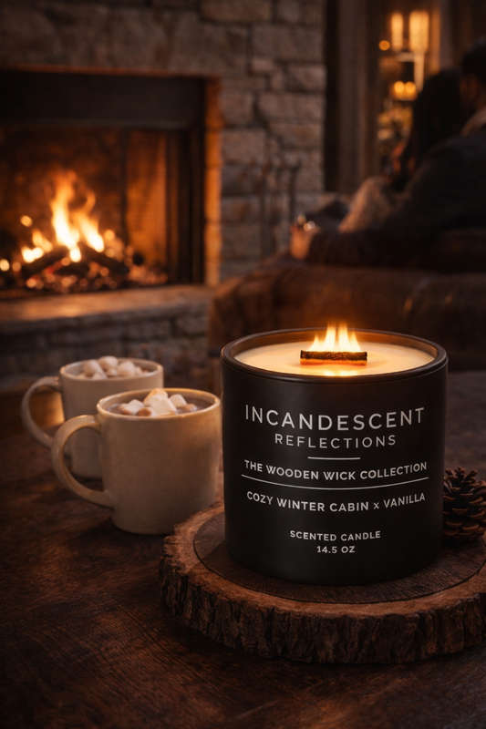 Wooden Wick • Cozy Winter Cabin x Vanilla