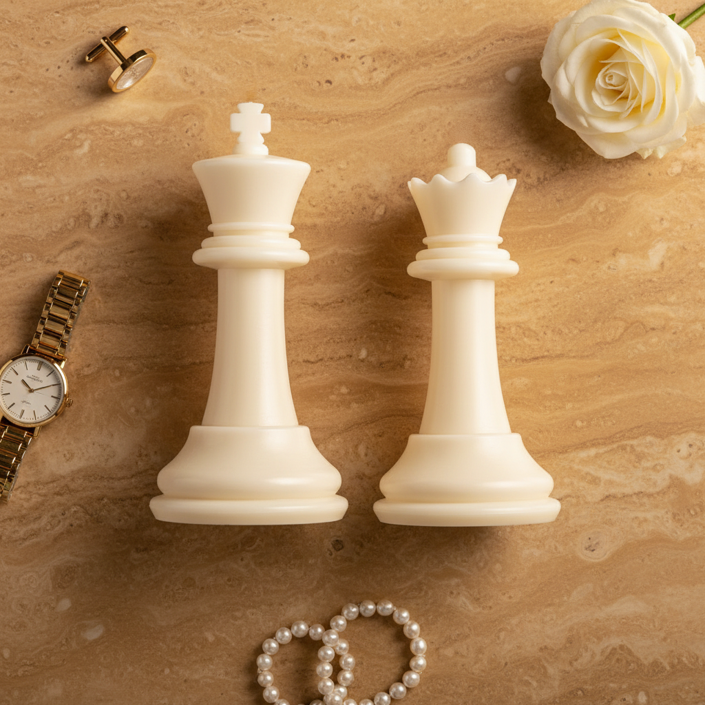 King & Queen Collection • King & Queen Wax Sculpture Set