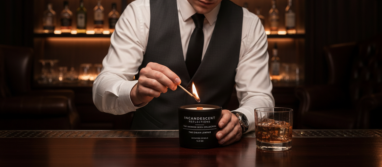 Bartender lighting wick bar