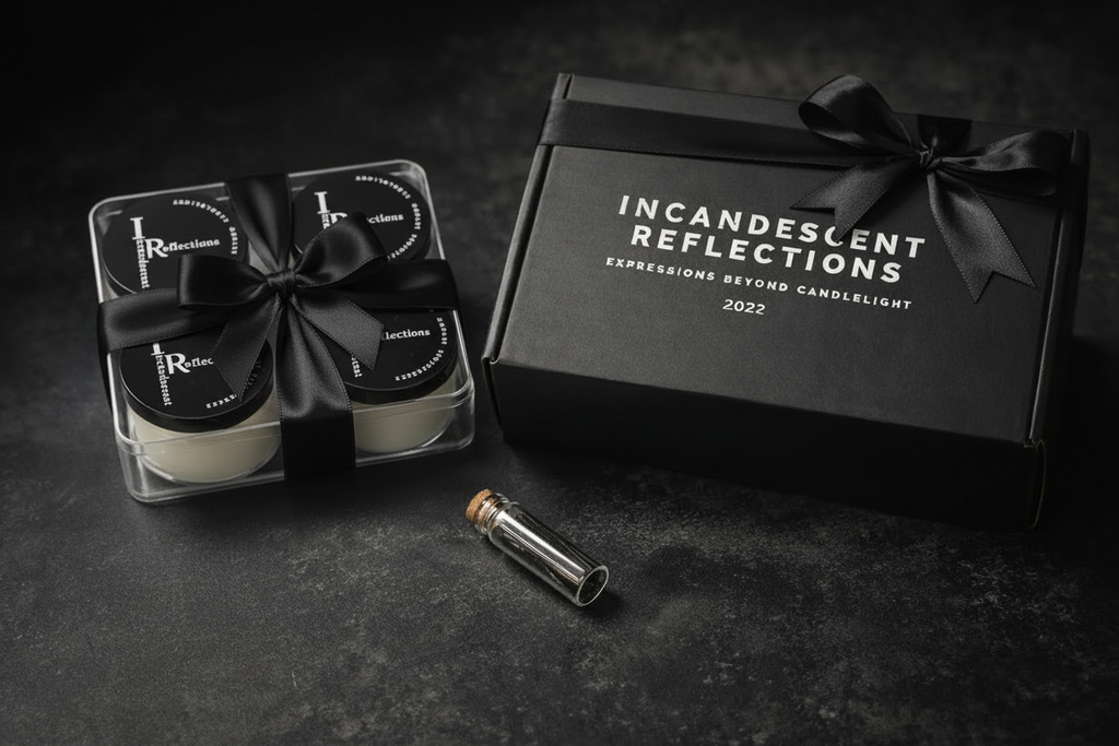 Luxury Candle Gift Set • Black Satin Ribbon