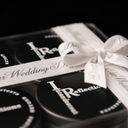 Close-Up Ribbon Texture — Our Wedding Day