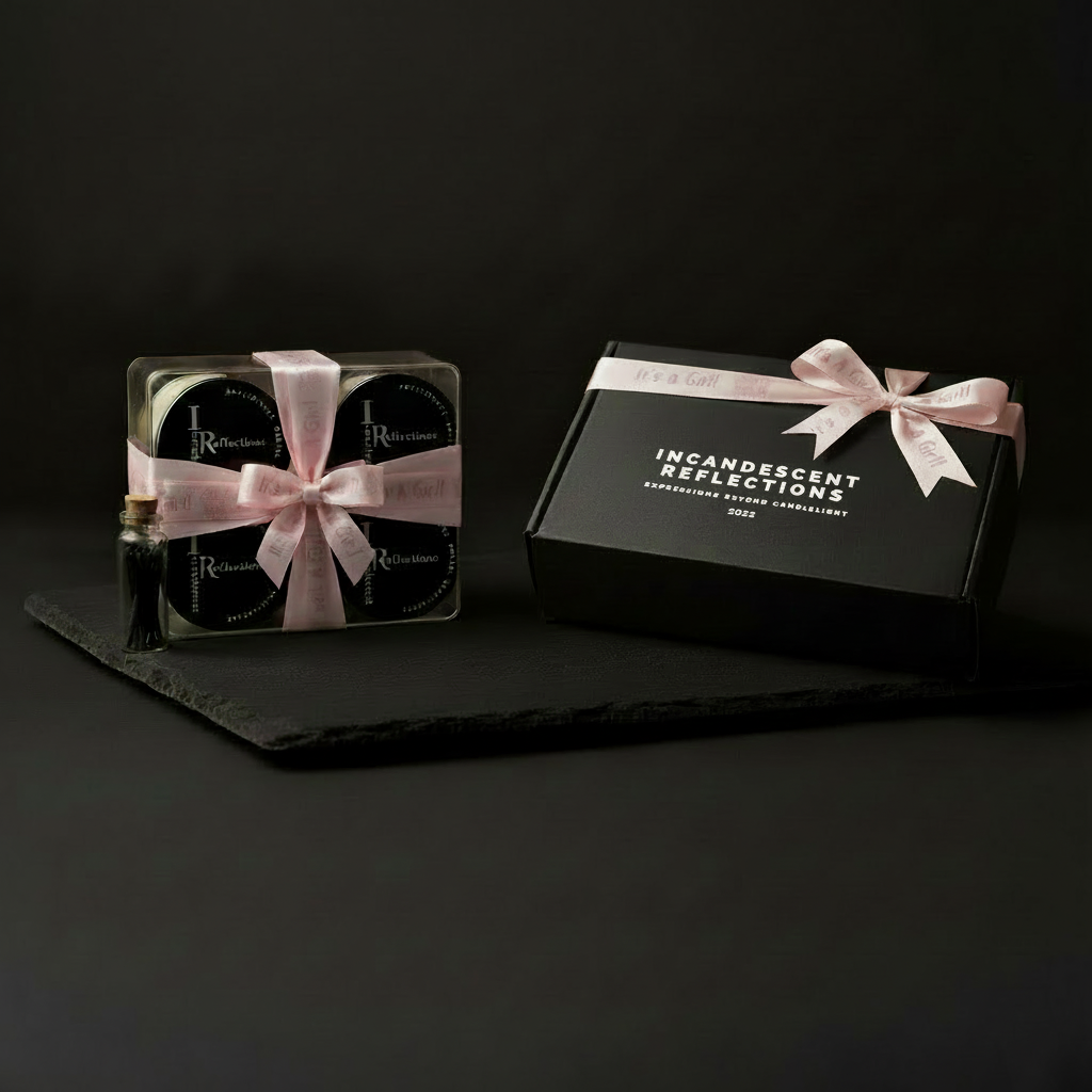 Dark Moody - Bold Text on Black Box