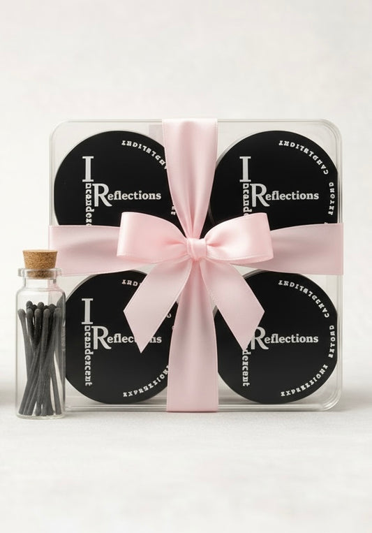 Luxury Candle Gift Set • Pretty Pink Ribbon