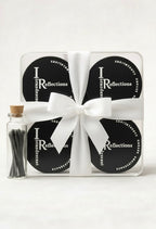 Luxury Candle Gift Set • White Satin Ribbon