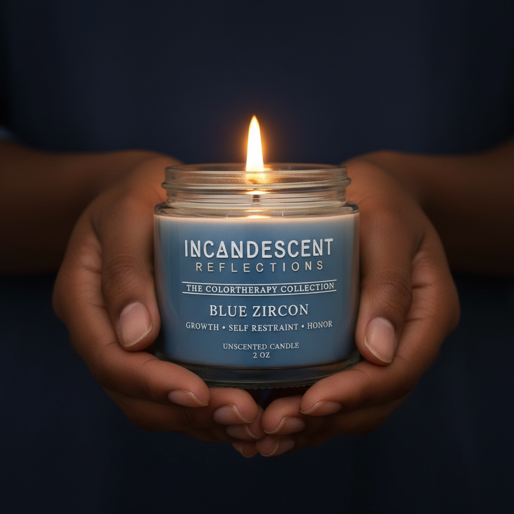 Colortherapy Collection • Blue Zircon Candle