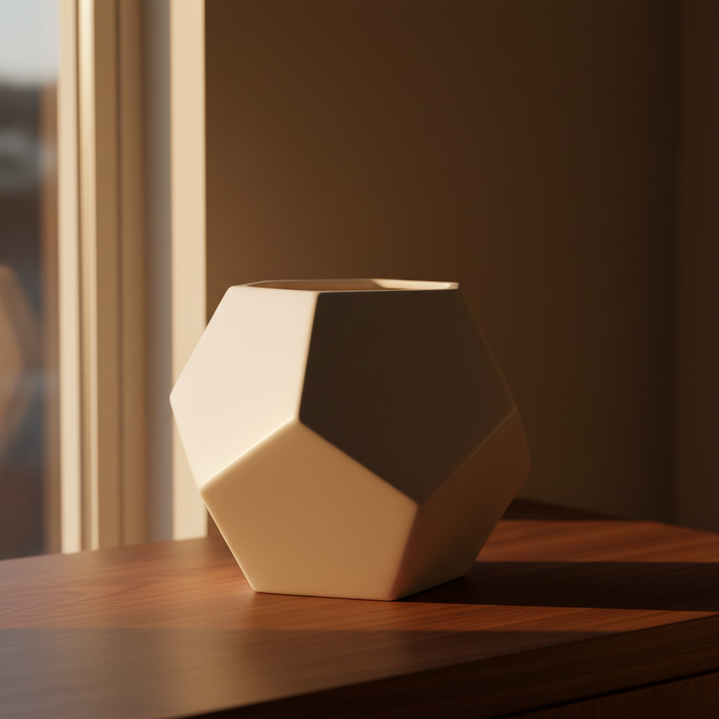 Geometric Ceramic Vase