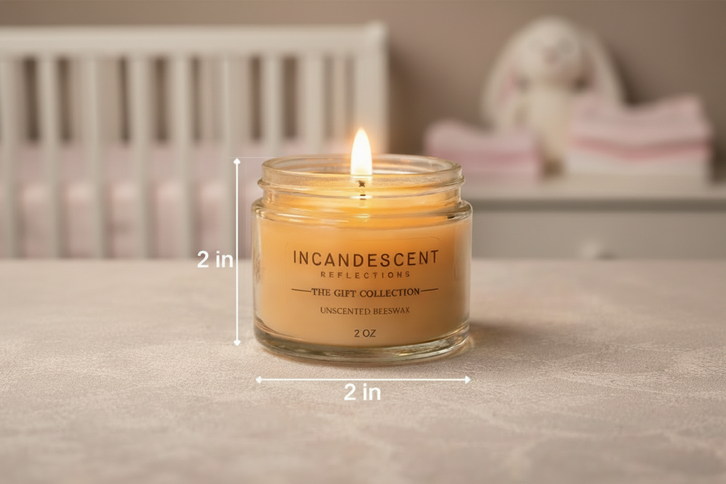 Incandescent Reflections - Baby Girl Nursery Candle