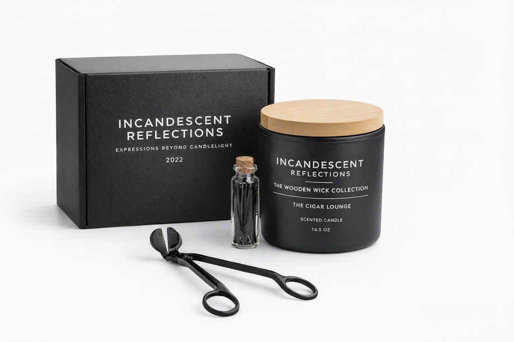 Incandescent Reflections - Cigar Lounge Candle Covered