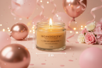 Incandescent Reflections - Pink Celebration Candle