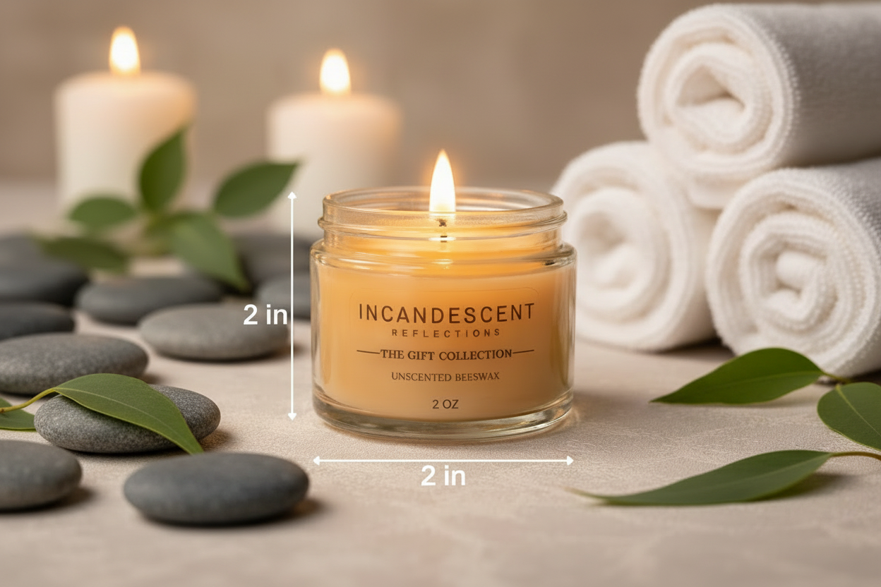 Incandescent Reflections - Spa Background Candle