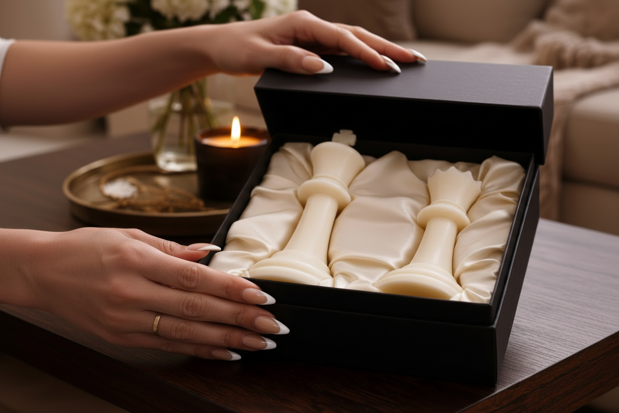 King & Queen — Unboxing, European Hands, Correct Piece Size