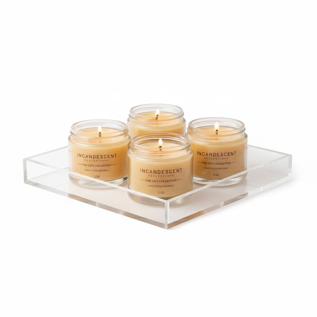 Luxury Candle Gift Set • Lavender Ribbon