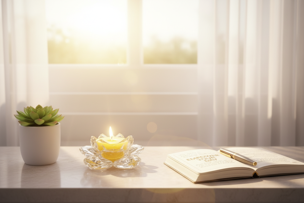 Morning windowsill journal