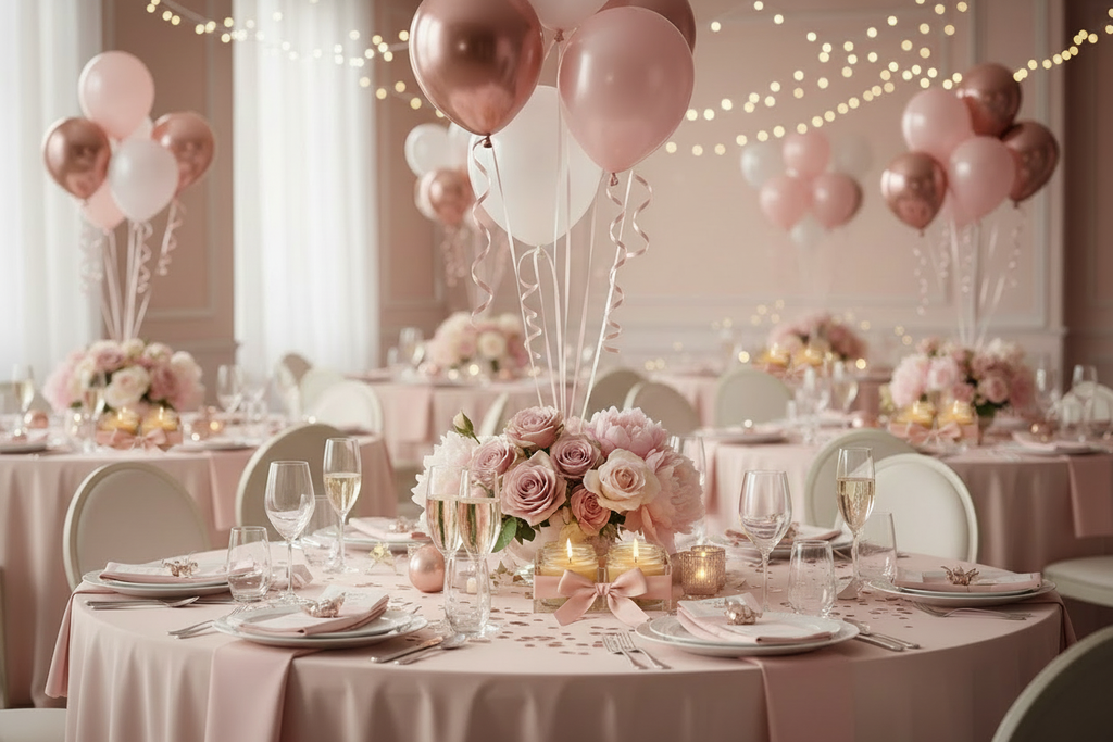 Pink — Candle Sets Added to Venue Tables