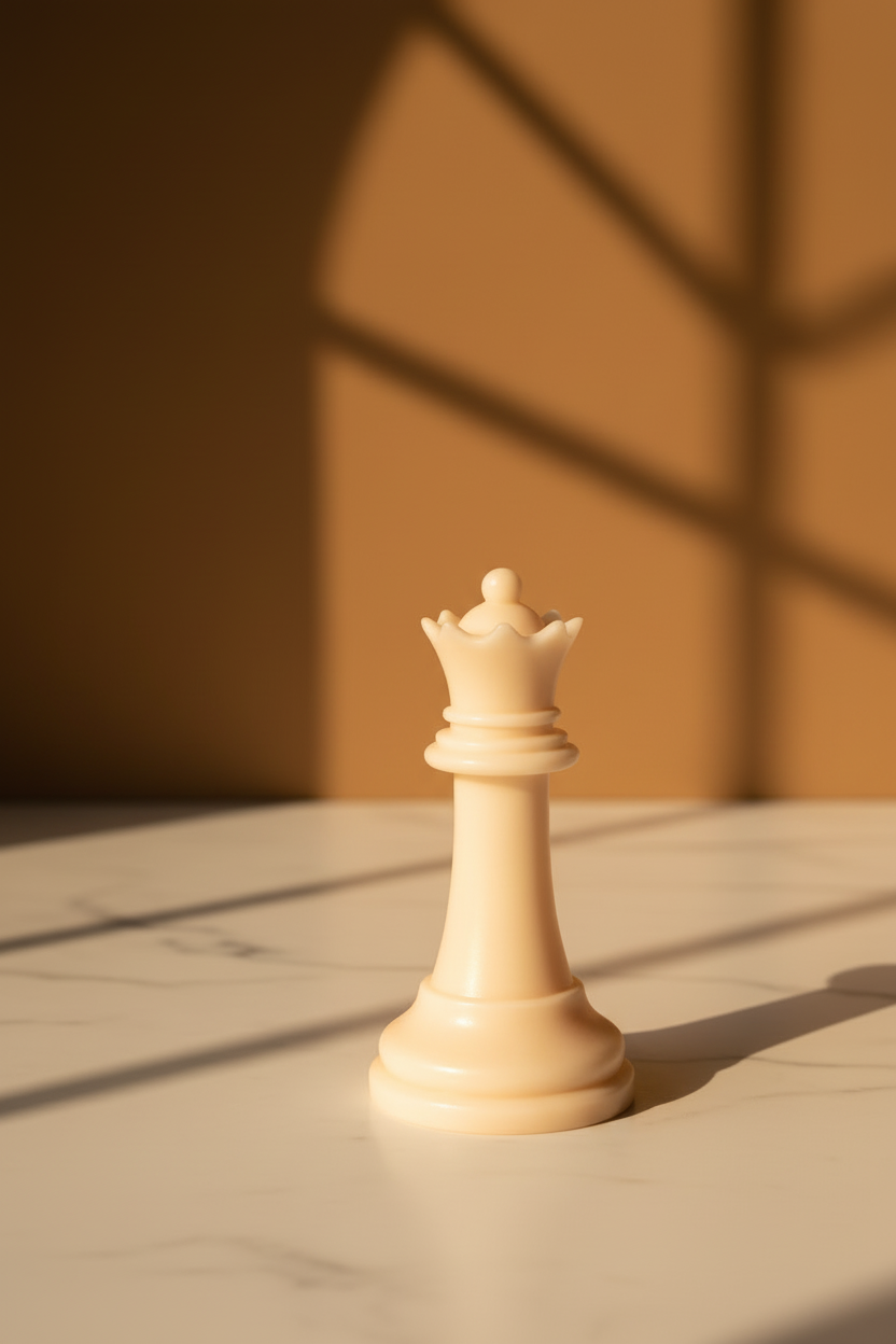 Queen — Warm Background, No Competing Light