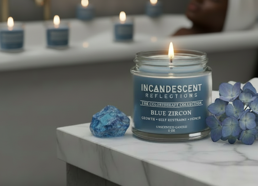 Colortherapy Collection • Blue Zircon Candle