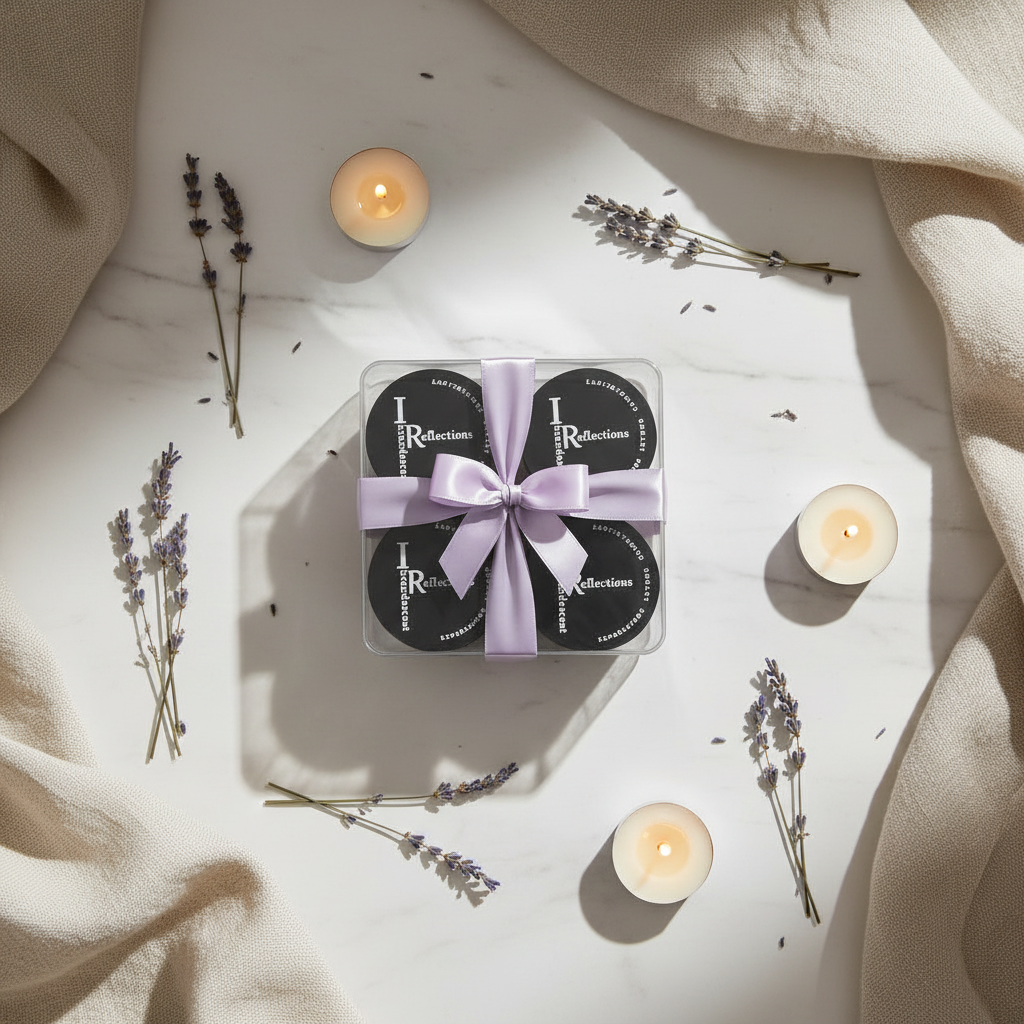 Luxury Candle Gift Set • Lavender Ribbon