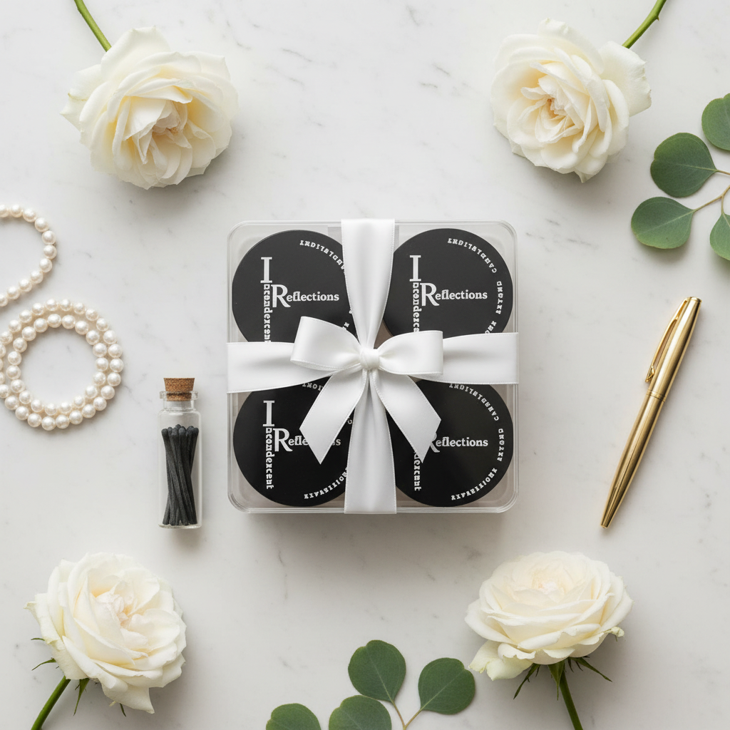 White Satin — Flat Lay, Correct Lids